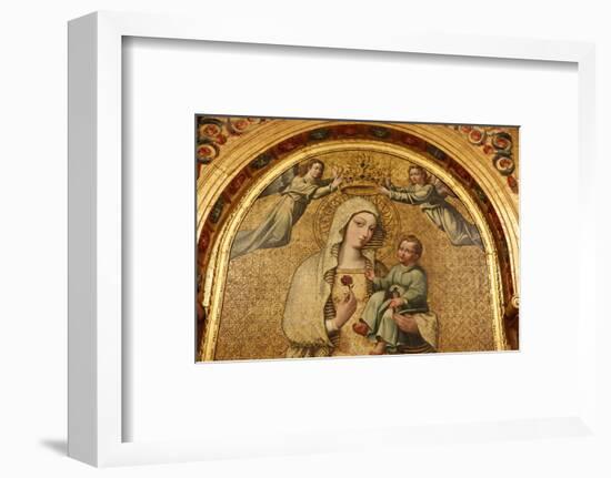 Virgin and Child in the Mosque (Mezquita) and Cathedral of Cordoba, Cordoba, Andalucia, Spain-Godong-Framed Photographic Print