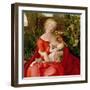 Virgin and Child "Madonna with the Iris," 1508 (Detail)-Albrecht Dürer-Framed Premium Giclee Print