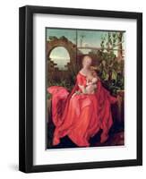 Virgin and Child "Madonna with the Iris," 1508-Albrecht Dürer-Framed Giclee Print