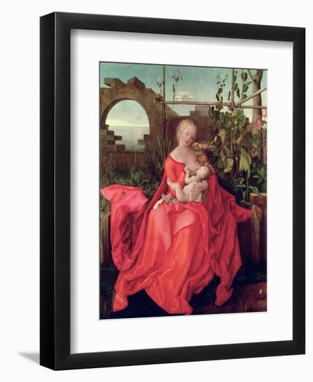 Virgin and Child "Madonna with the Iris," 1508-Albrecht Dürer-Framed Giclee Print