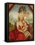 Virgin and Child (Oil on Panel)-Quentin Massys or Metsys-Framed Stretched Canvas