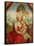 Virgin and Child (Oil on Panel)-Quentin Massys or Metsys-Framed Stretched Canvas