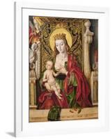 Virgin and Child (Panel)-Alonso Berruguete-Framed Giclee Print