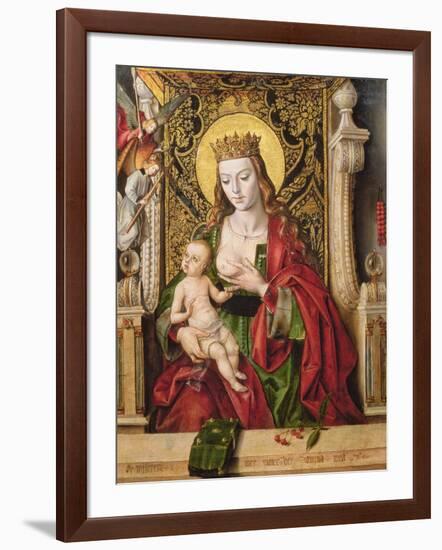 Virgin and Child (Panel)-Alonso Berruguete-Framed Giclee Print