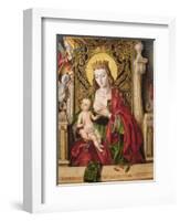 Virgin and Child (Panel)-Alonso Berruguete-Framed Giclee Print