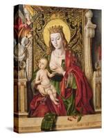 Virgin and Child (Panel)-Alonso Berruguete-Stretched Canvas