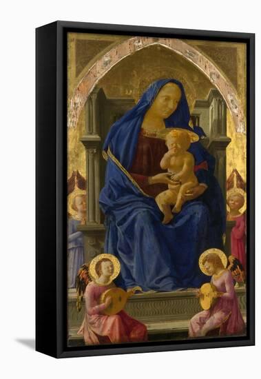 Virgin and Child (Pisa Polyptych), 1426-Tommaso Masaccio-Framed Stretched Canvas