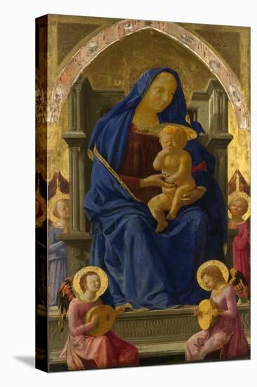 Virgin and Child (Pisa Polyptych), 1426-Tommaso Masaccio-Stretched Canvas
