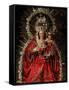 Virgin and Child Sculpture in Seville Cathedral, Seville, Andalucia, Spain, Europe-Godong-Framed Stretched Canvas