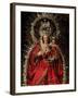 Virgin and Child Sculpture in Seville Cathedral, Seville, Andalucia, Spain, Europe-Godong-Framed Photographic Print
