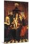 Virgin and Child, St. Anne and Others, 16th Century Panel-null-Mounted Giclee Print