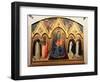 Virgin and Child, St. John the Baptist, St. Dominic, St. Peter the Martyr and St. Thomas Aquinas-Fra Angelico-Framed Giclee Print