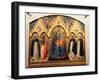 Virgin and Child, St. John the Baptist, St. Dominic, St. Peter the Martyr and St. Thomas Aquinas-Fra Angelico-Framed Giclee Print