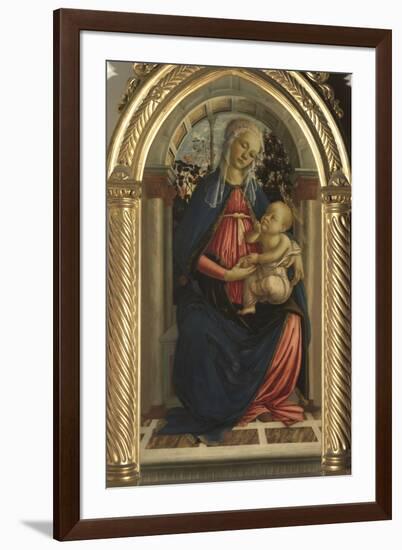 Virgin and Child (the Madonna of the Roses)-Sandro Botticelli-Framed Giclee Print