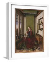 Virgin and Child with a Book-Jan van Eyck-Framed Giclee Print