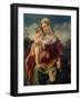 Virgin and Child with a Donor, 1504-Andrea Previtali-Framed Giclee Print