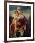 Virgin and Child with a Donor, 1504-Andrea Previtali-Framed Giclee Print