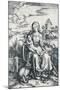 Virgin and Child with a Monkey, 1506-Albrecht Dürer-Mounted Giclee Print