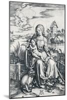 Virgin and Child with a Monkey, 1506-Albrecht Dürer-Mounted Giclee Print