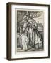 Virgin and Child with a Parrot, 1549-Hans Sebald Beham-Framed Giclee Print