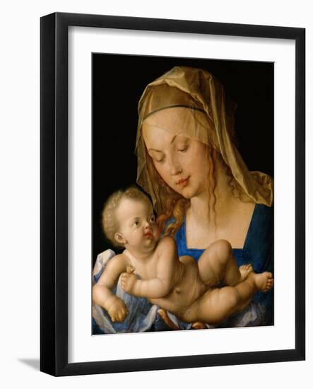 Virgin and Child with a Pear, 1512-Albrecht Dürer-Framed Giclee Print