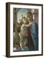 Virgin and Child with an Angel, 1475-85-Sandro Botticelli-Framed Giclee Print