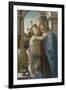 Virgin and Child with an Angel, 1475-85-Sandro Botticelli-Framed Giclee Print