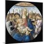 Virgin and Child with Eight Angels-Sandro Botticelli-Mounted Giclee Print