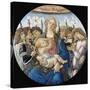 Virgin and Child with Eight Angels-Sandro Botticelli-Stretched Canvas