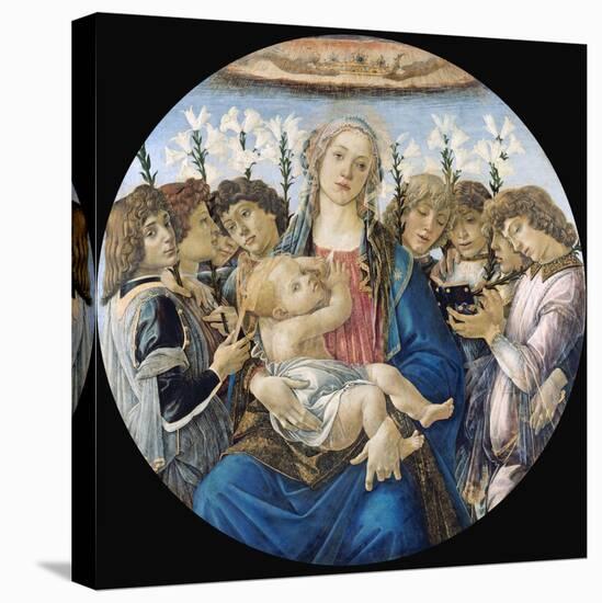 Virgin and Child with Eight Angels-Sandro Botticelli-Stretched Canvas