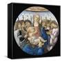 Virgin and Child with Eight Angels-Sandro Botticelli-Framed Stretched Canvas