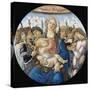 Virgin and Child with Eight Angels-Sandro Botticelli-Stretched Canvas