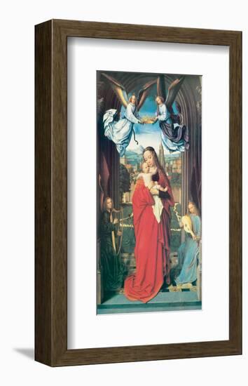 Virgin and Child With Four Angels, ca. 1505-Gerard David-Framed Premium Giclee Print