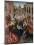 Virgin and Child with Four Holy Virgins-Master of the Virgo Inter Virgines-Mounted Art Print