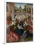 Virgin and Child with Four Holy Virgins-Master of the Virgo Inter Virgines-Framed Art Print