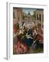 Virgin and Child with Four Holy Virgins-Master of the Virgo Inter Virgines-Framed Art Print