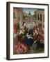 Virgin and Child with Four Holy Virgins-Master of the Virgo Inter Virgines-Framed Art Print