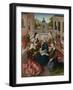 Virgin and Child with Four Holy Virgins-Master of the Virgo Inter Virgines-Framed Art Print