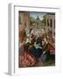 Virgin and Child with Four Holy Virgins-Master of the Virgo Inter Virgines-Framed Art Print