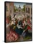 Virgin and Child with Four Holy Virgins-Master of the Virgo Inter Virgines-Framed Stretched Canvas