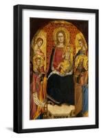 Virgin and Child with Four Saints-Lorenzo di Niccolo Gerini-Framed Giclee Print