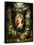 Virgin and Child with Fruits and Flowers-Jan Brueghel the Elder-Framed Stretched Canvas