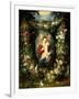 Virgin and Child with Fruits and Flowers-Jan Brueghel the Elder-Framed Giclee Print