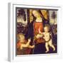 Virgin and Child with John the Baptist as a Boy, 1490-1500-Bernardino Pinturicchio-Framed Giclee Print