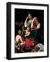 Virgin and Child with John the Baptist as a Boy, C. 1620-Bernardo Strozzi-Framed Giclee Print