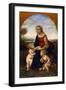 Virgin and Child with John the Baptist as a Boy, Early 19th Century-Franz Pforr-Framed Giclee Print