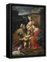Virgin and Child with John the Baptist as a Boy, Saint Elizabeth and Saint Catherine, 1625-1626-Simon Vouet-Framed Stretched Canvas