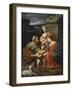 Virgin and Child with John the Baptist as a Boy, Saint Elizabeth and Saint Catherine, 1625-1626-Simon Vouet-Framed Giclee Print