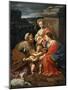 Virgin And Child With John the Baptist As a Boy, Saint Elizabeth And Saint Catherine-null-Mounted Giclee Print