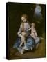 Virgin and Child with John the Baptist as a Boy-Correggio-Stretched Canvas